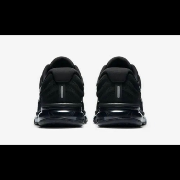 Nike Air Max 2017 Running Shoes Triple Black 849559-004 Men's Size 8, Womens 9.5 - Picture 5 of 10